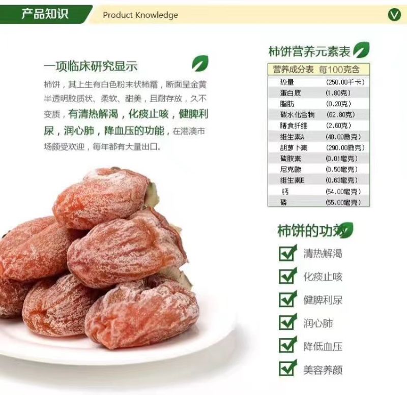 柿饼1~2两