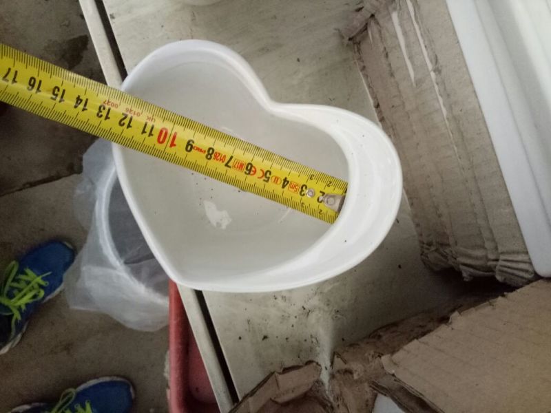 花盆心形花盆带托包邮