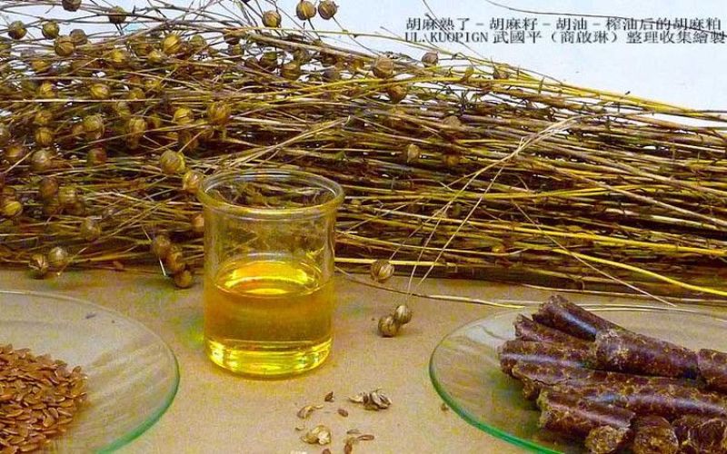 亚麻籽油又称胡麻油，是古老的食用油。