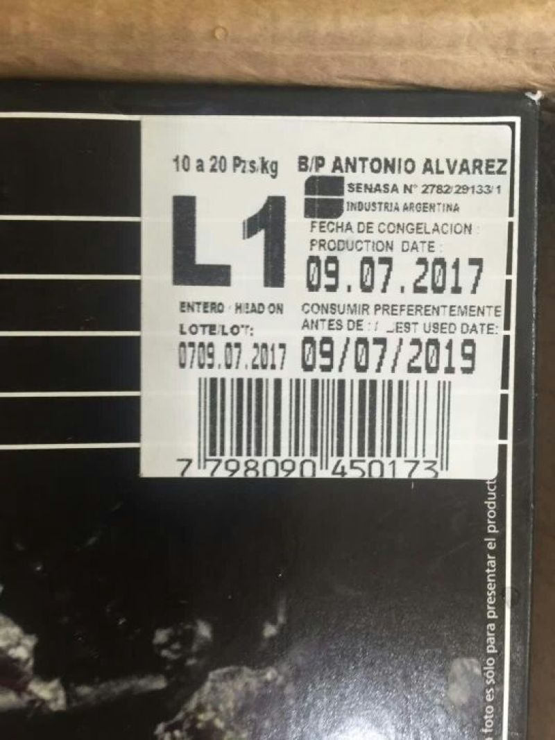 阿根廷红虾L1
