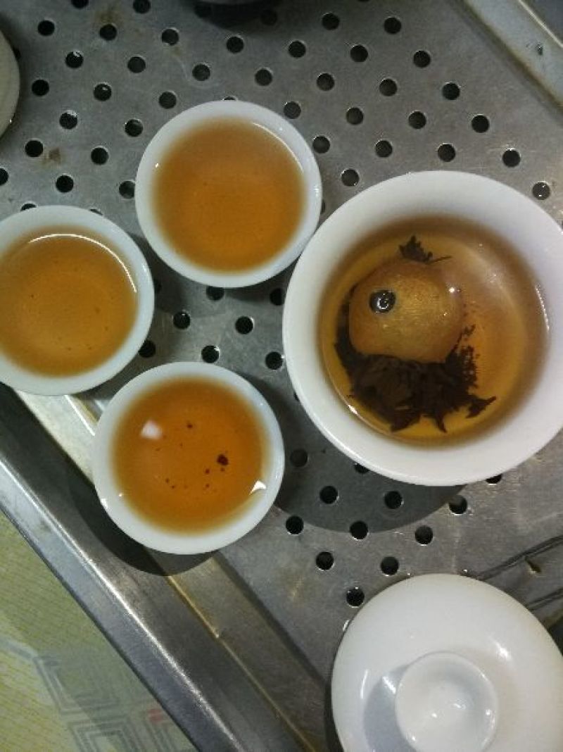 柠檬茶一级，原产地柠檬普洱茶，罐装，500克，包装随机
