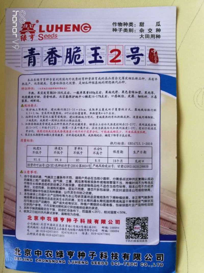 绿甜宝甜瓜种子