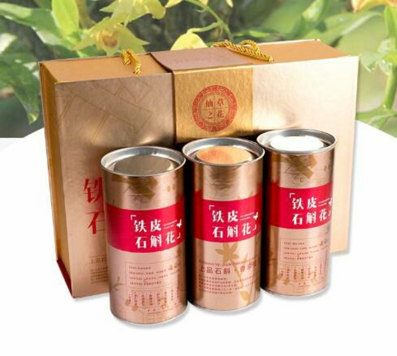 雁荡山铁皮石斛花散装，礼盒装