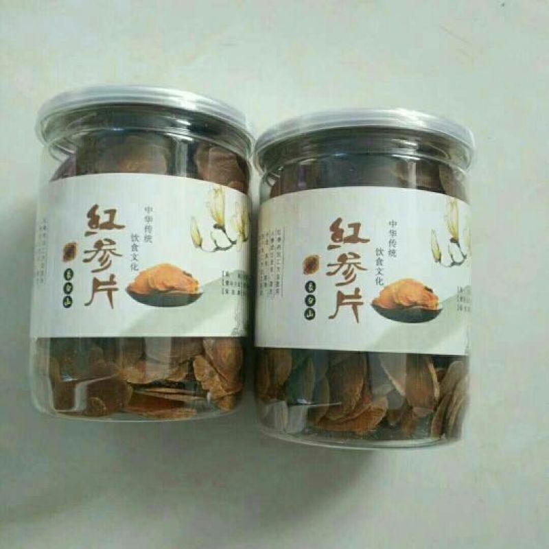 热卖款长白山人参熟制品一一一一一一一红参手切片
