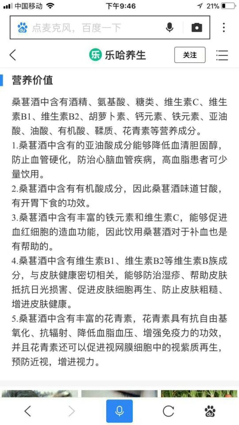 桑葚酒