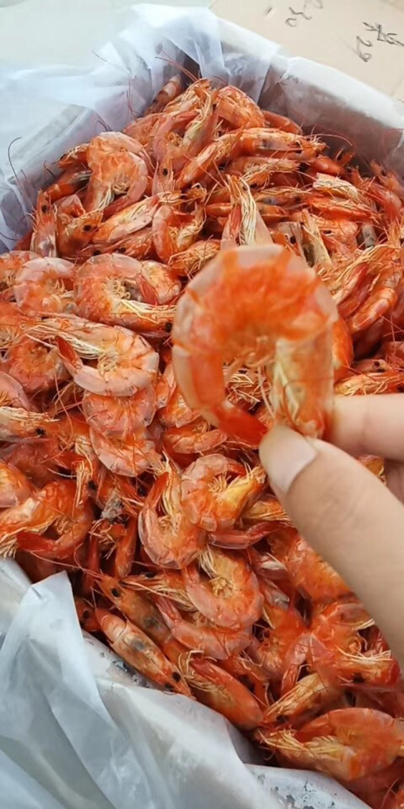 新鲜的烤虾，自家烤虾