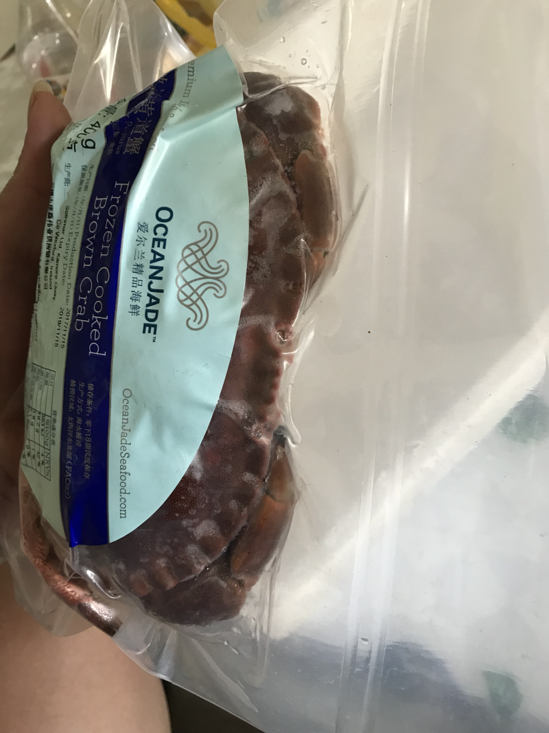 进口面包蟹肉膏肥满