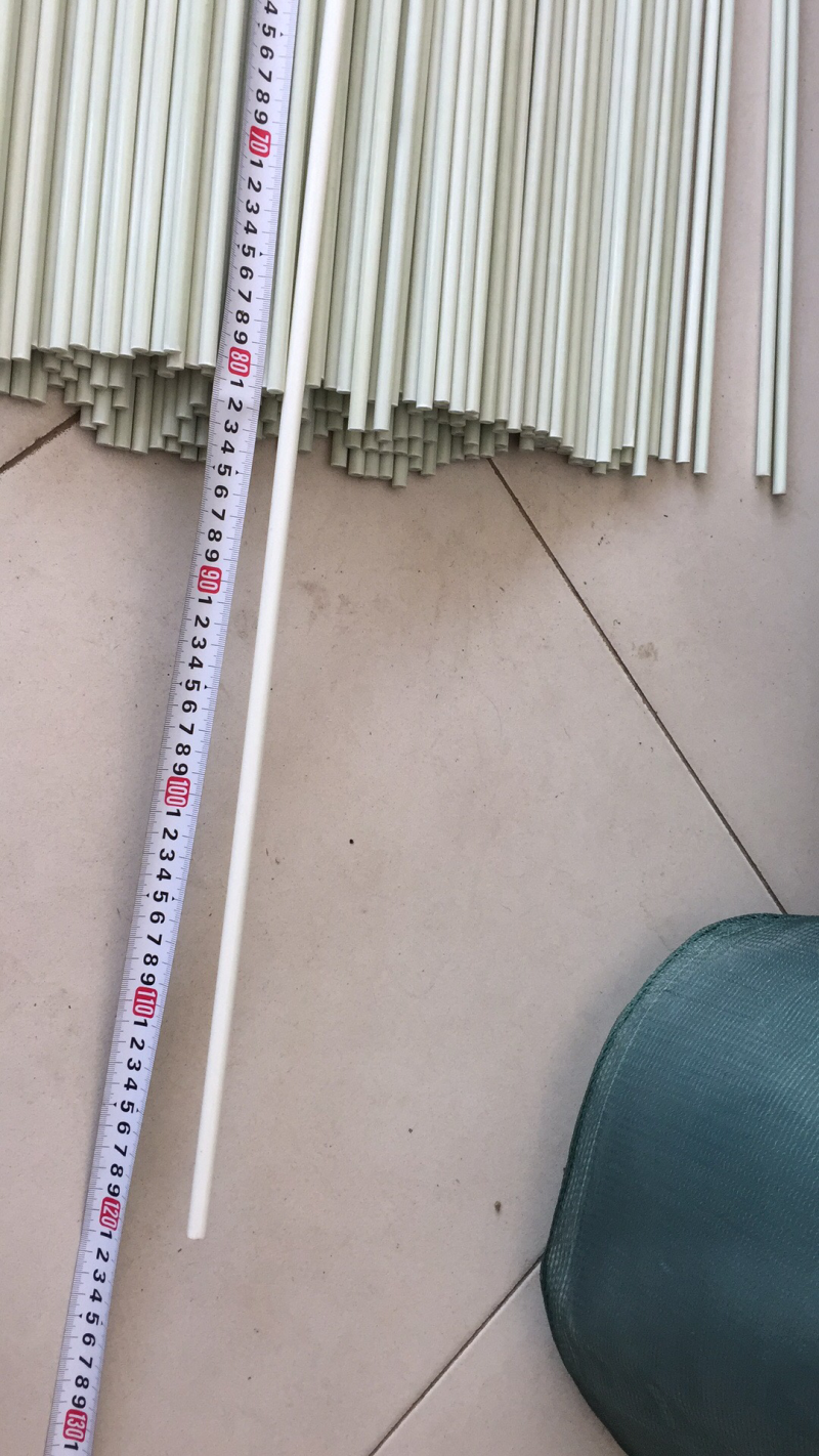 小龙虾防逃围网配套插杆批发