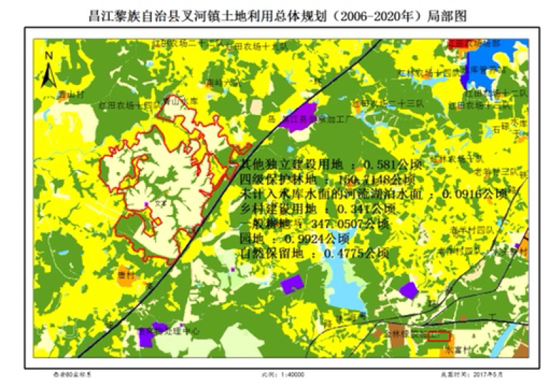 昌江土地439亩非常好的工业用地G98边上