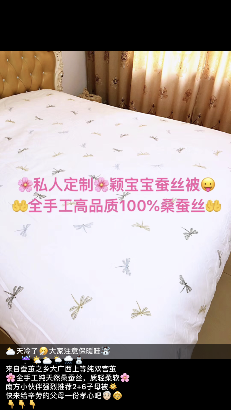 百分百双宫蚕丝被