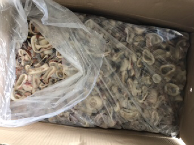 鱿鱼头鱿鱼圈鱿鱼筒