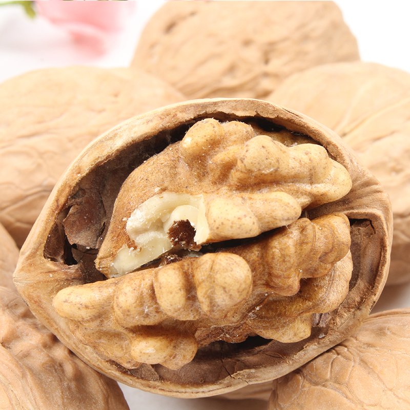 厂家直销新疆薄皮核桃五斤包邮送夹子