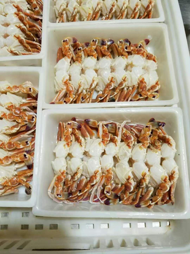 扁蟹排冻去壳扁蟹蟹肉饱满鲜嫩香甜