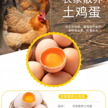土鸡蛋农家树林散养新鲜天然^_^