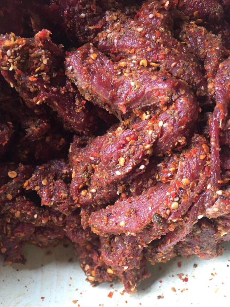 磨黑牛肉干巴，100克/袋