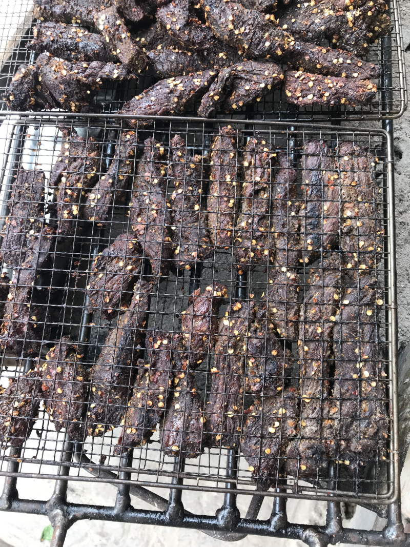 磨黑牛肉干巴，100克/袋