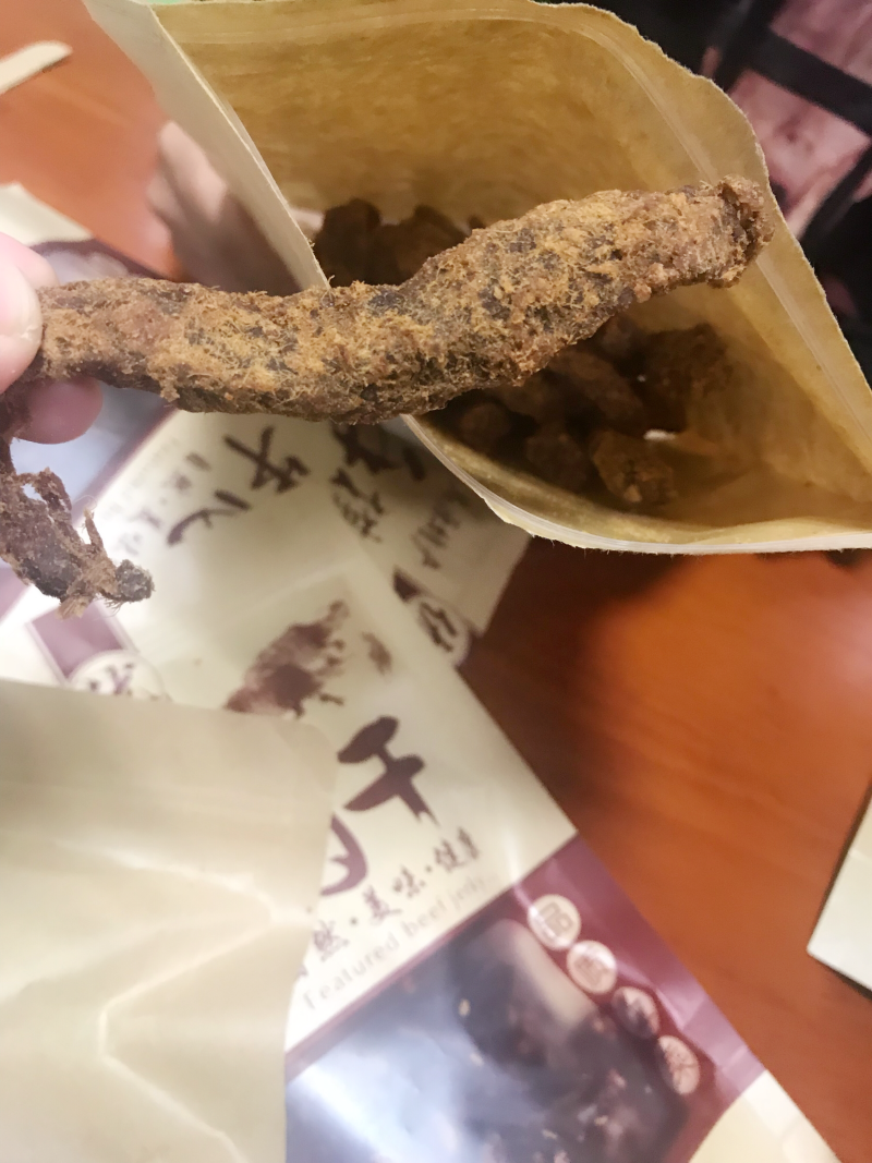 手撕牛肉干