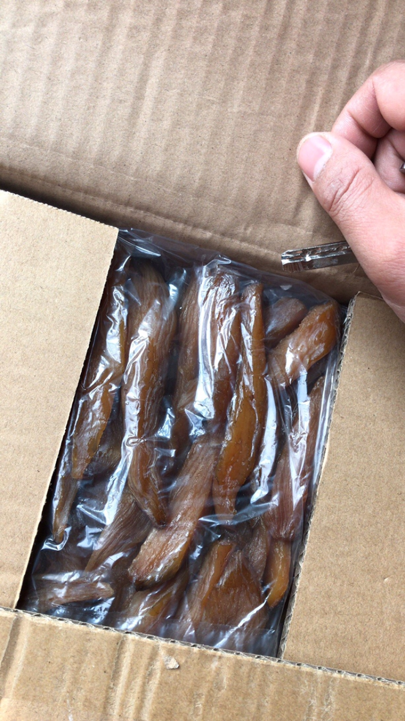 倒蒸地瓜干蜜薯条红薯干倒烤条油亮软糯