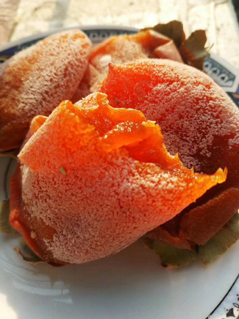 陕西特产富平柿饼散货装大饼单饼1~2两