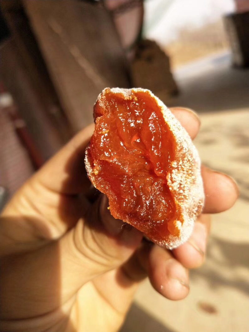 富平柿饼2024年新货散装货流心吊柿饼