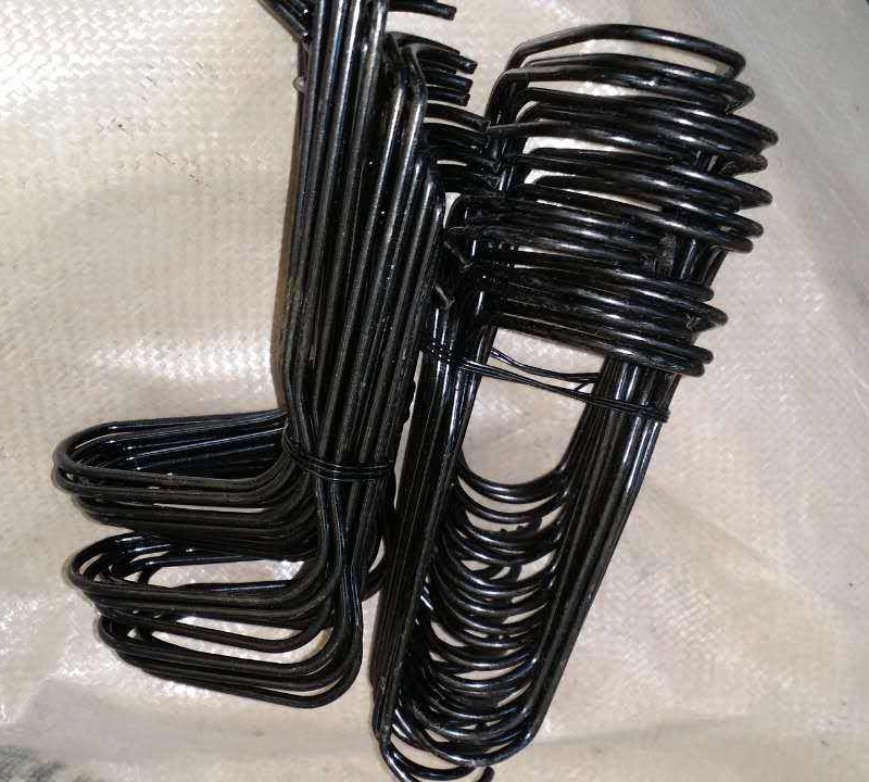 连接管热镀锌压顶簧钢丝夹黑色顶弹簧钢管卡扣