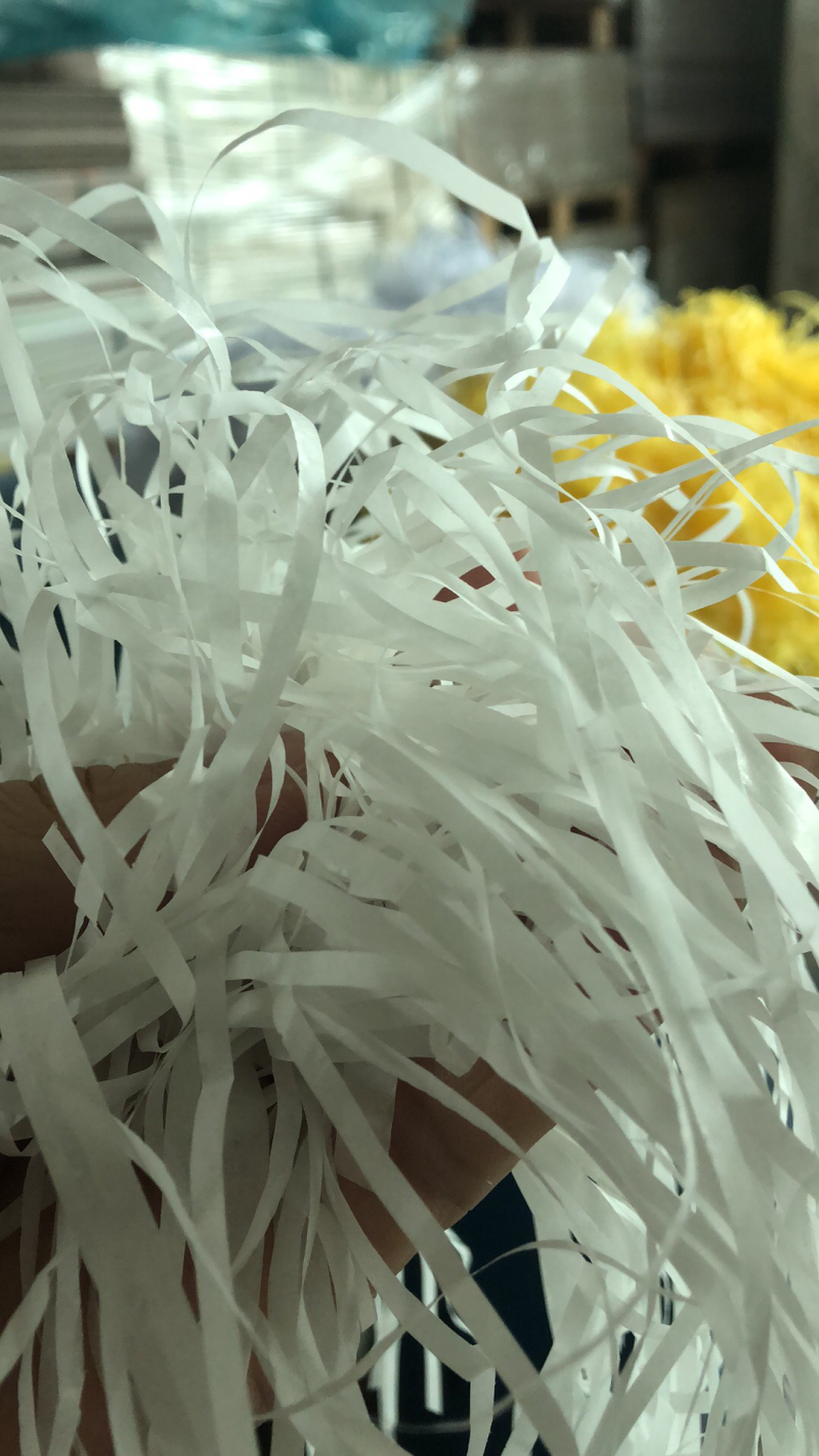 批发包装纸水果纸丝碎纸条牛皮纸丝拉菲草防震填充物2-