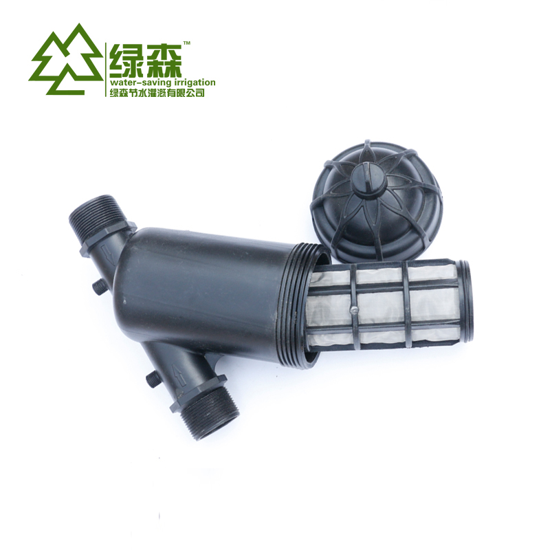 厂家直销灌溉用过过滤器Y型网式过滤器大棚果树大田用塑料器