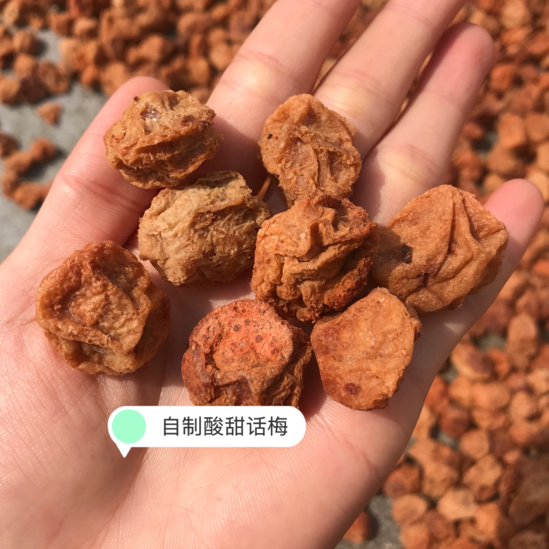 包邮九制甘草话梅源头厂家直销达标中大个话梅