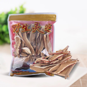长白山灵芝片干货东北灵芝赤灵芝切片大量批发