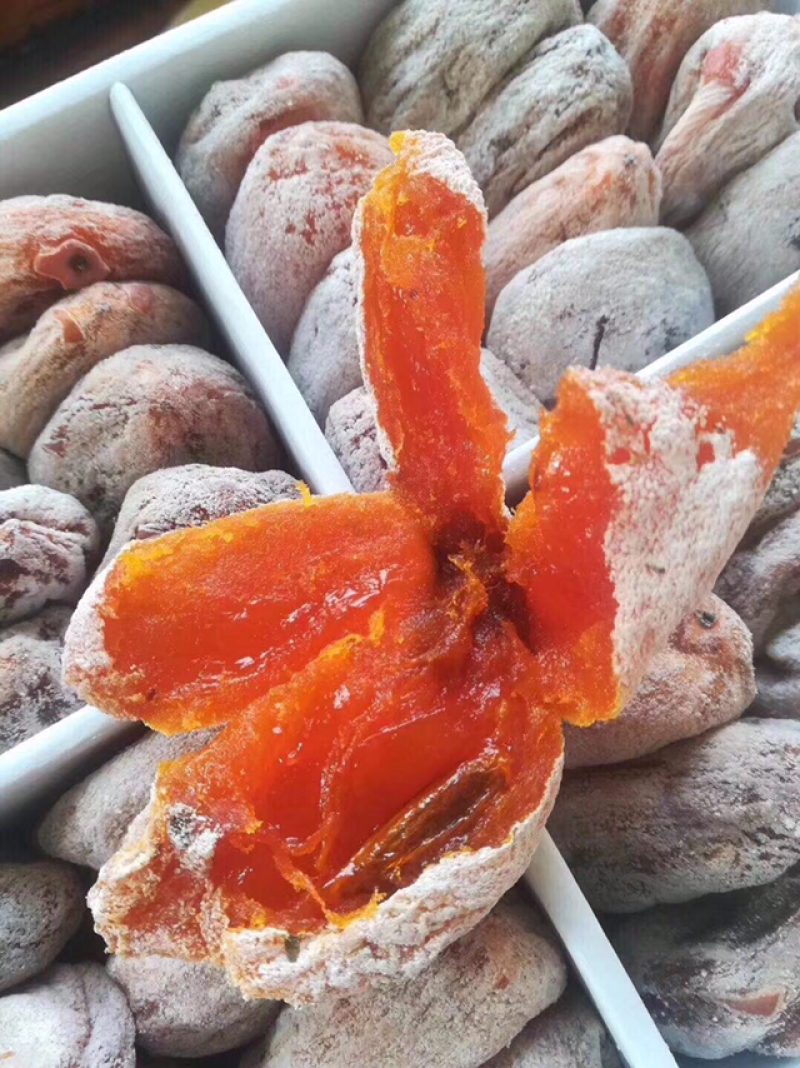山东青州，山东临朐特级柿饼霜饼吊柿饼柿子饼柿干，独立包装