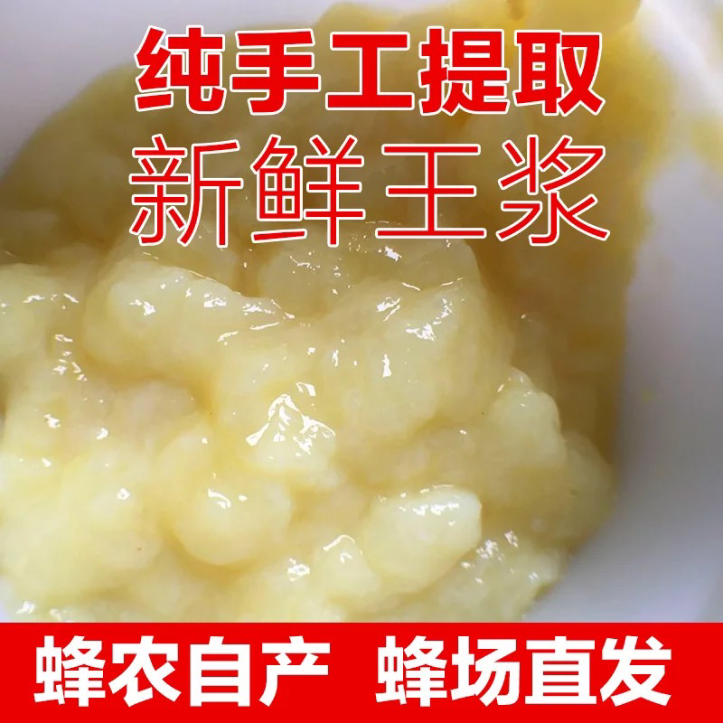新鲜王浆纯正天然油菜蜂王浆蜂皇浆500克