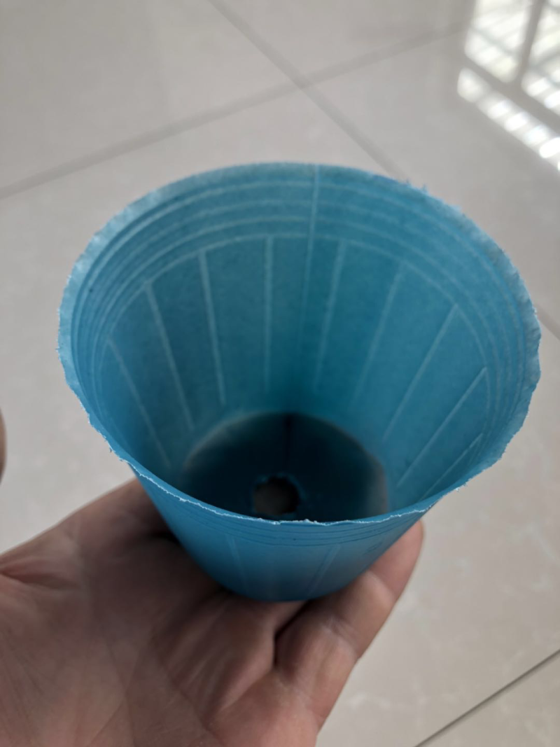 蓝色白色营养钵，育苗钵，营养碗育苗碗，加厚型营养钵，