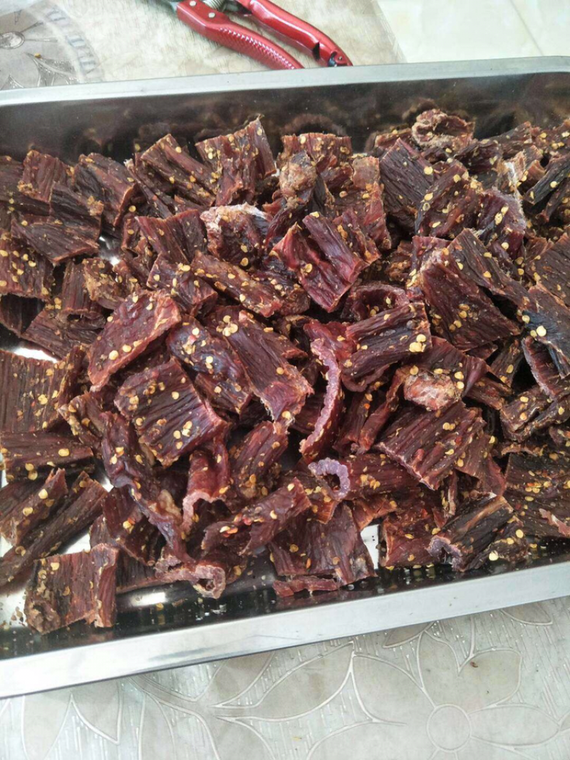 阿坝州高原生态手撕牛肉干！高山牦牛肉！吃虫草长大的