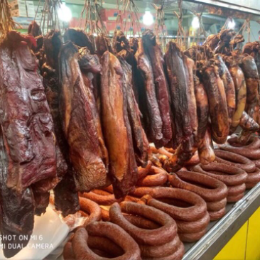 新疆伊犁哈萨克美食正宗大块肉熏马肠熏马肉肋条肠包邮