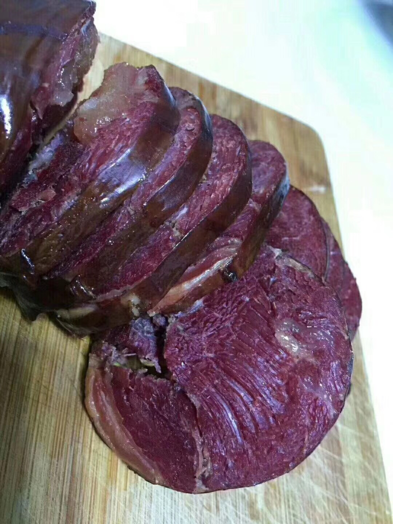 新疆伊犁哈萨克美食正宗大块肉熏马肠熏马肉肋条肠包邮