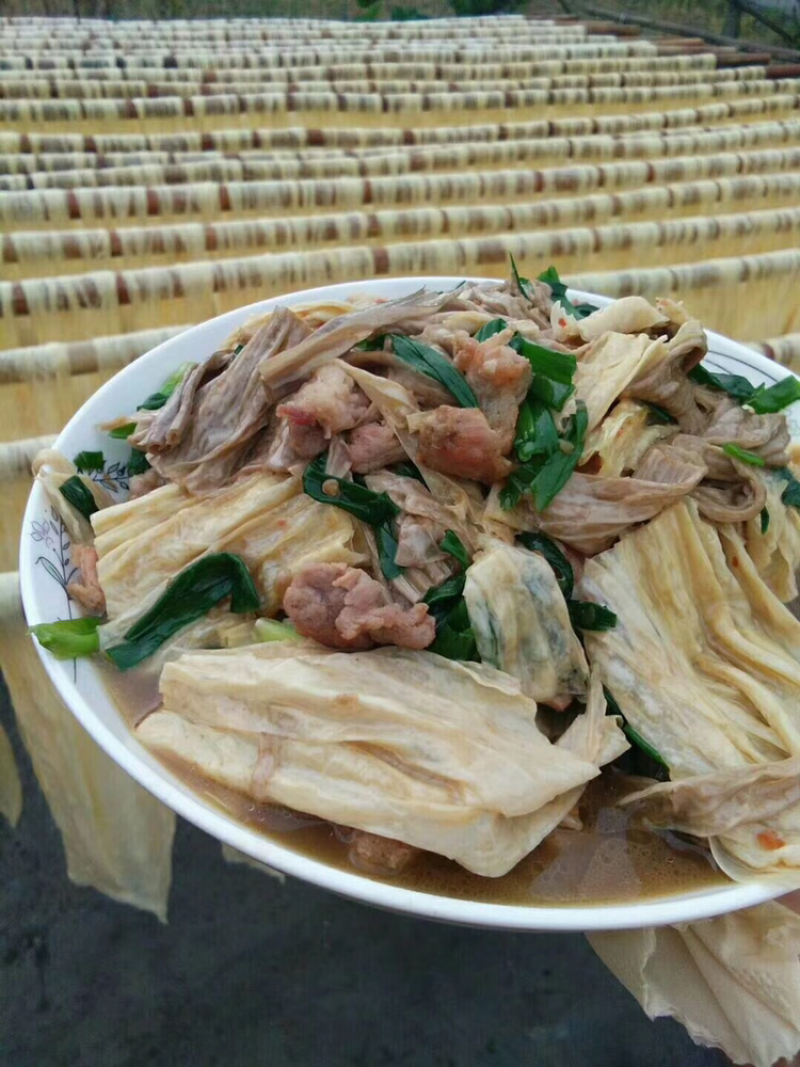 青皮黄豆腐竹