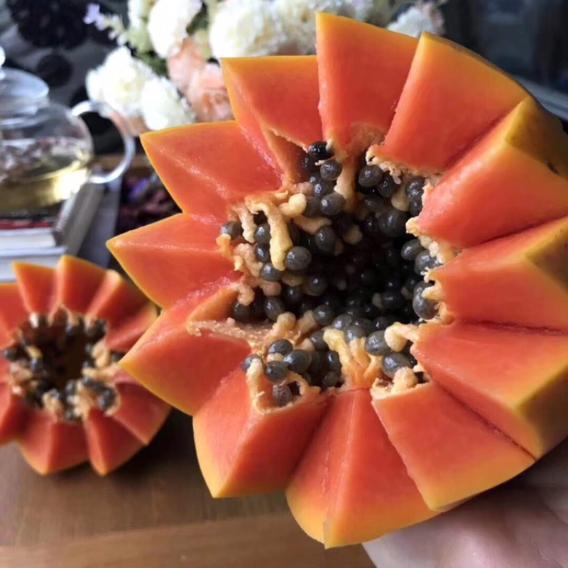 云南红心木瓜九斤中通包邮