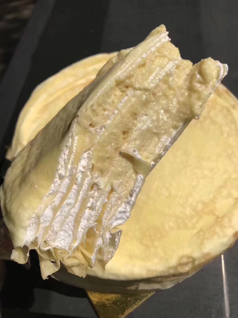 猫山王榴莲千层蛋糕2磅（加料版）