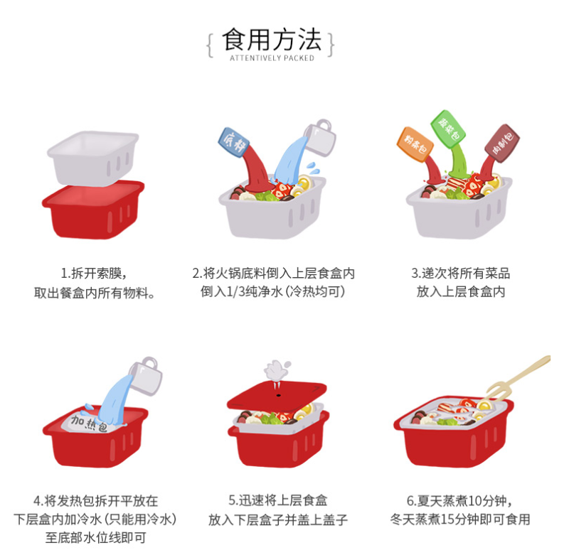 懒人自热火锅