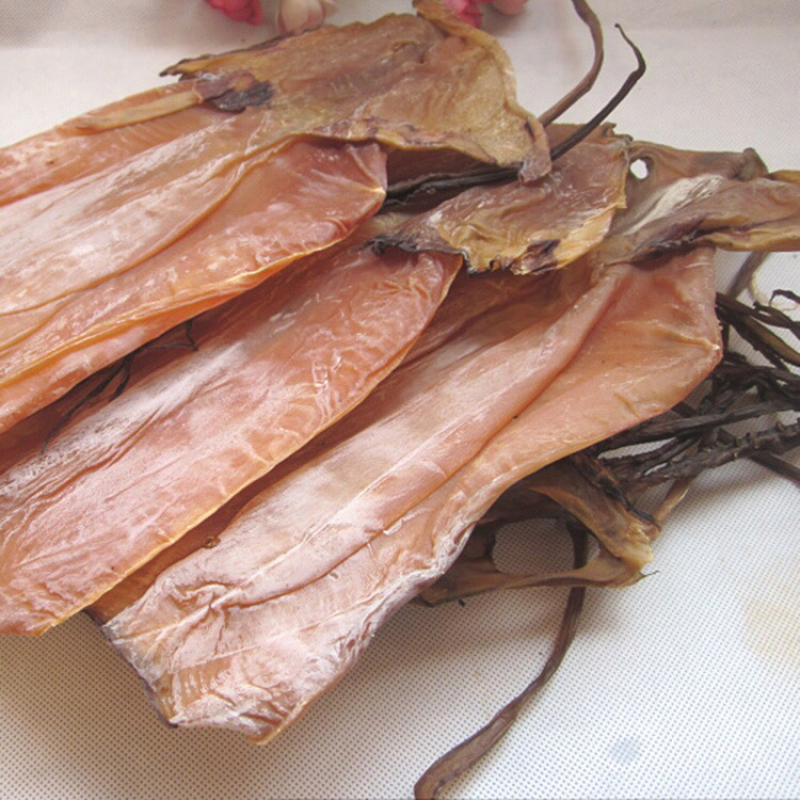 【新货】自晒大鱿鱼干500g/2条左右干鱿鱼板海鲜干货。