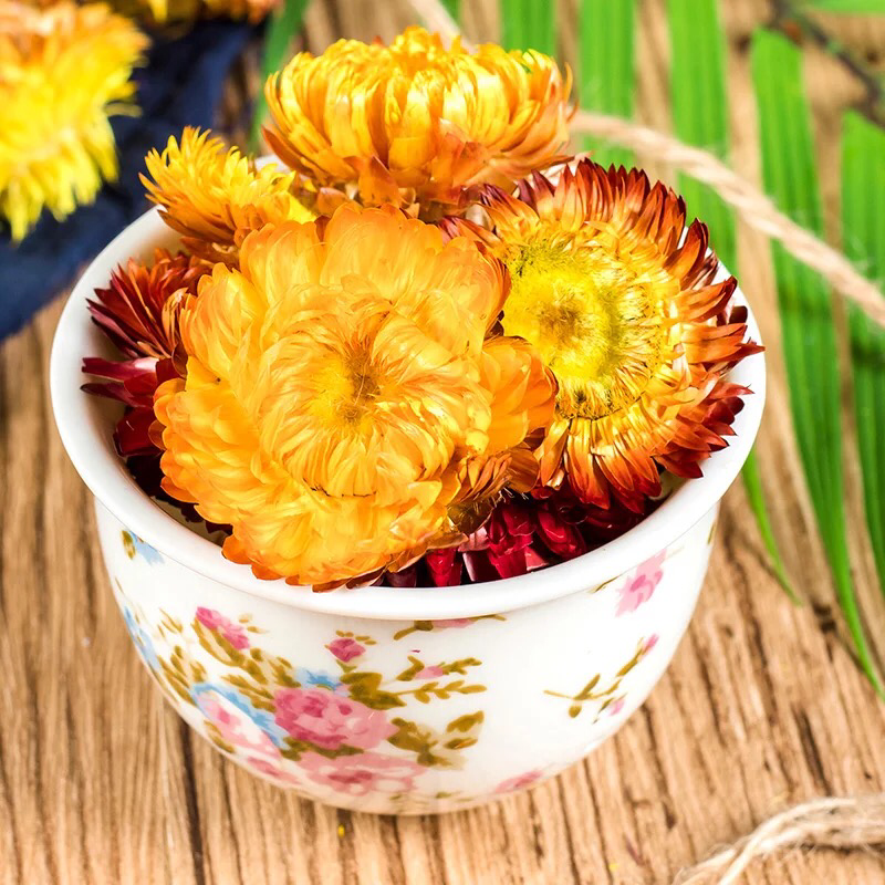 七彩菊花茶