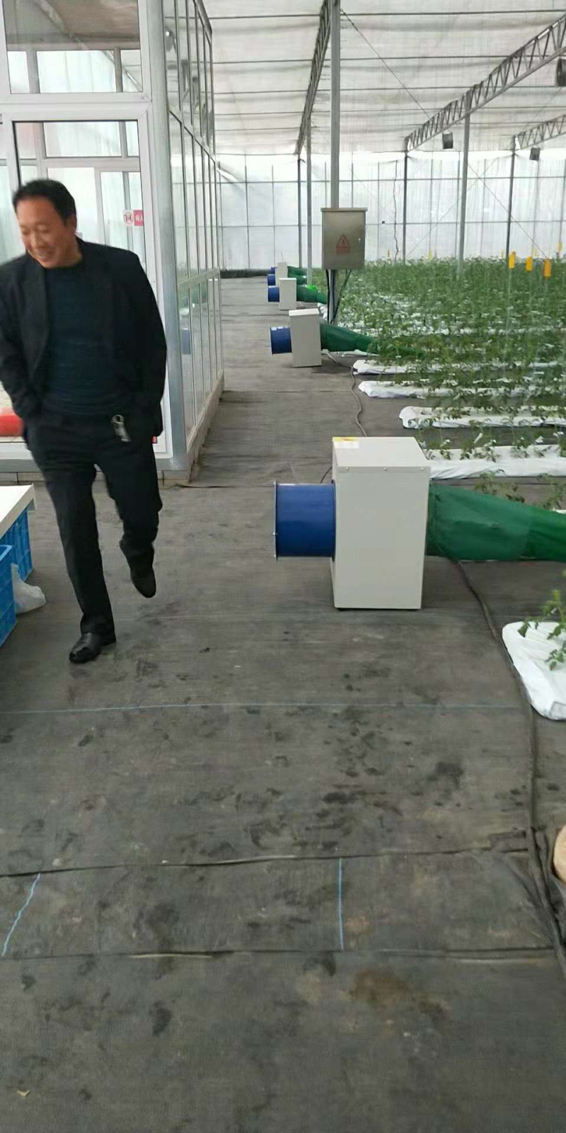 温室大棚加温设备养殖育雏暖风机养殖热风炉