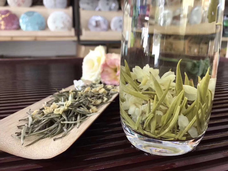 碧潭飘雪茉莉银针500克