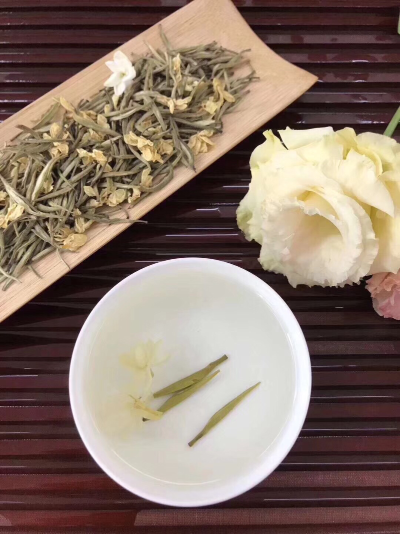 碧潭飘雪茉莉银针500克