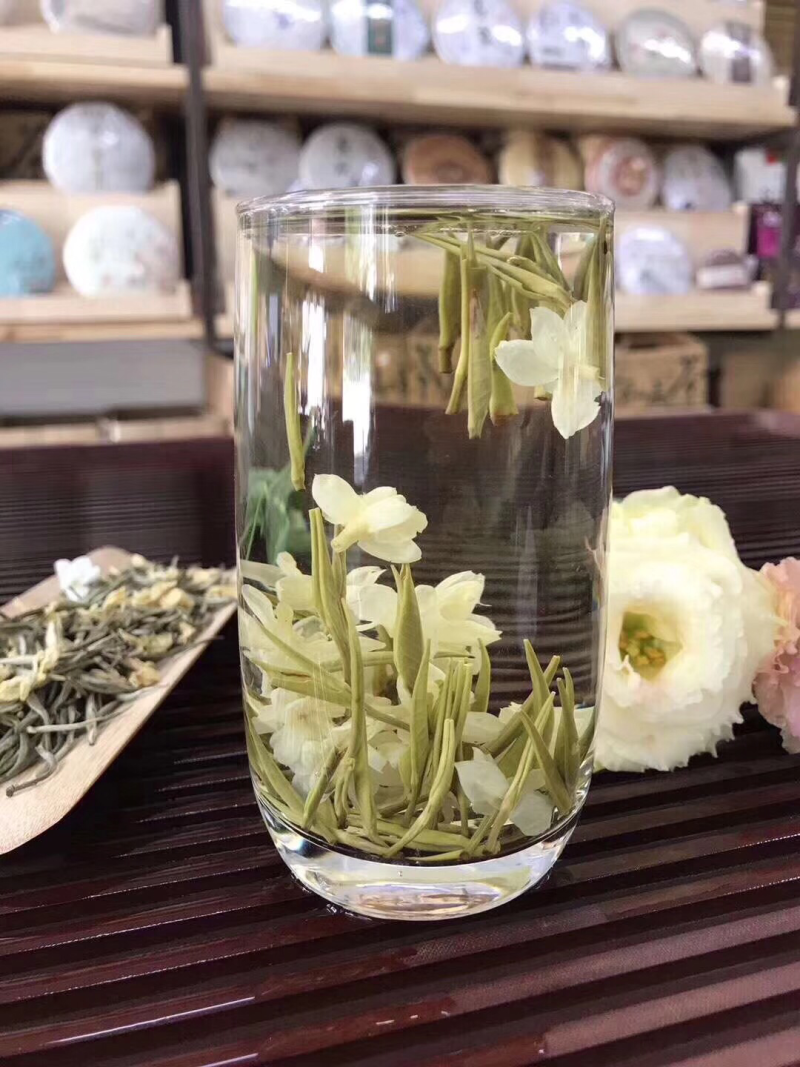 碧潭飘雪茉莉银针500克