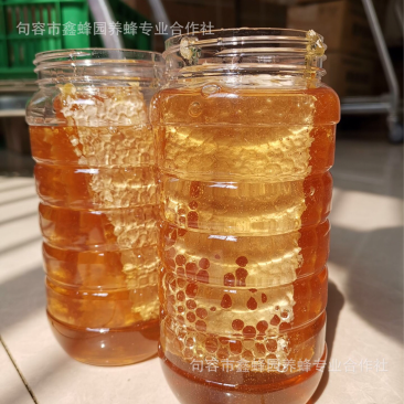 农家自产天然切割蜂巢蜜