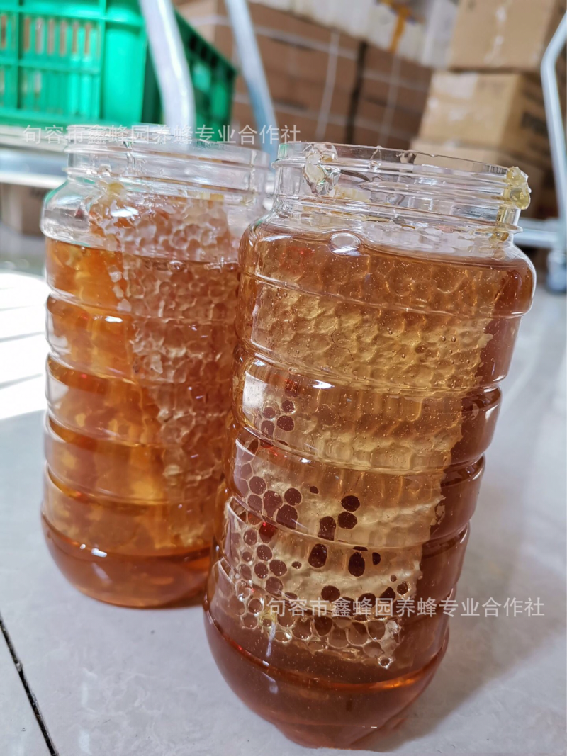 农家自产天然切割蜂巢蜜