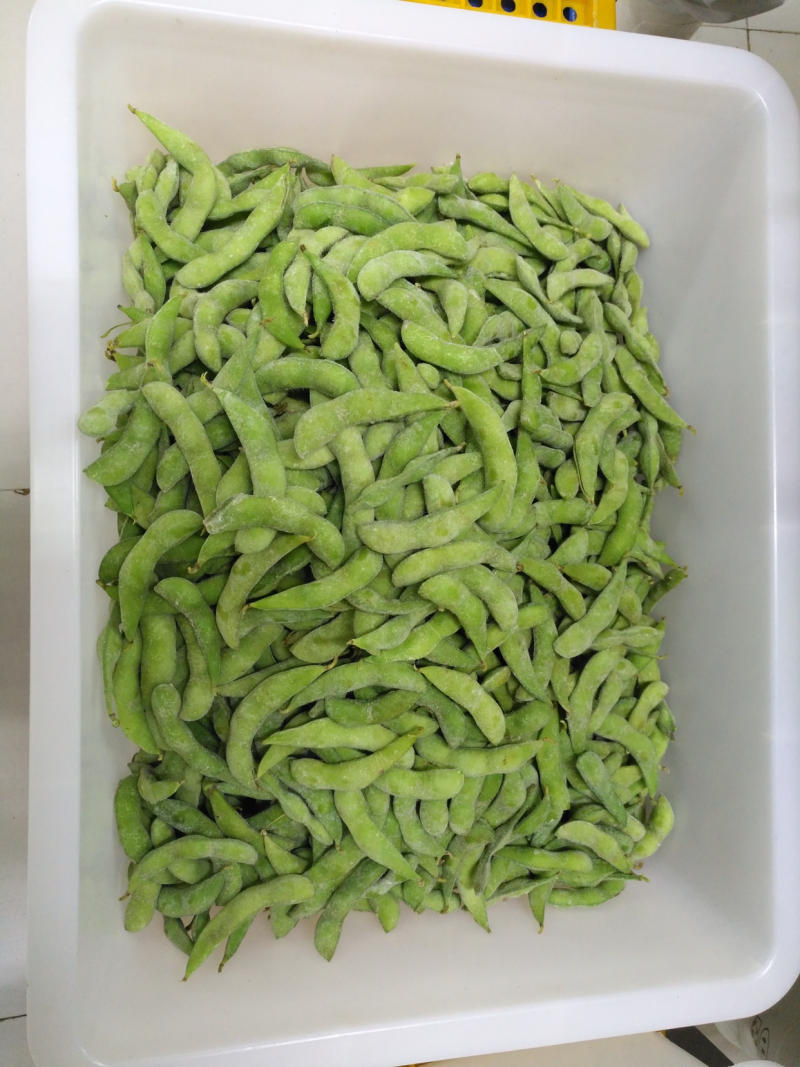 优质速冻75-3毛豆荚，75毛豆