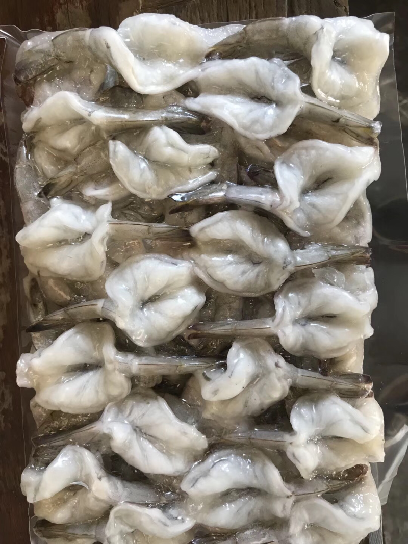 真空青虾仁，新鲜活虾剥壳