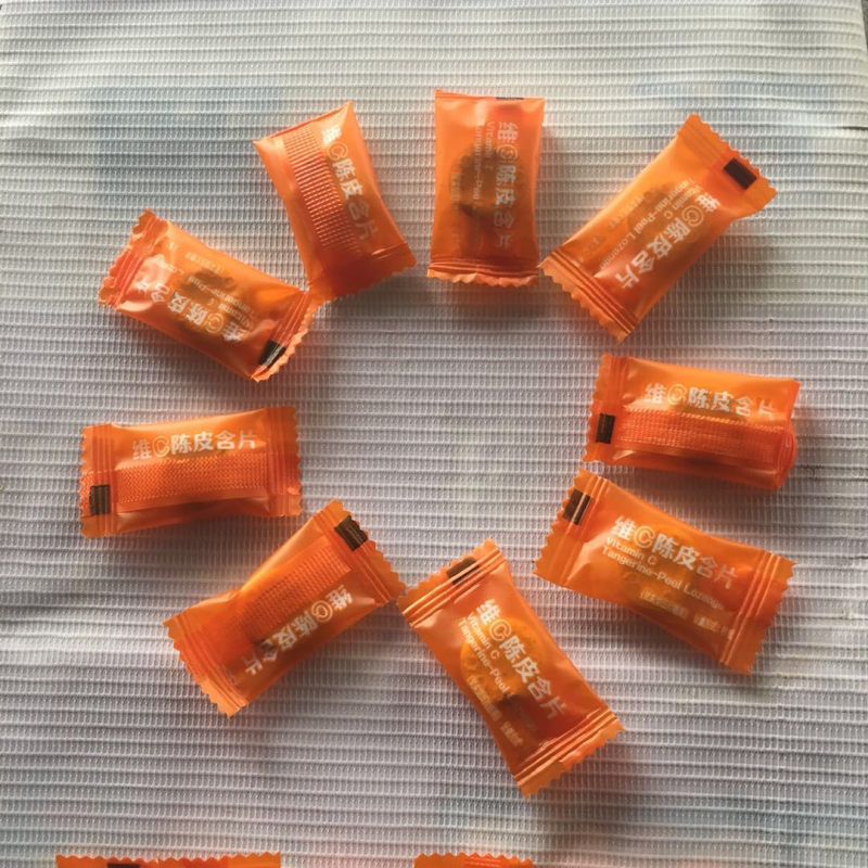 维c陈皮含片新会陈皮含片陈皮味糖果常年现货